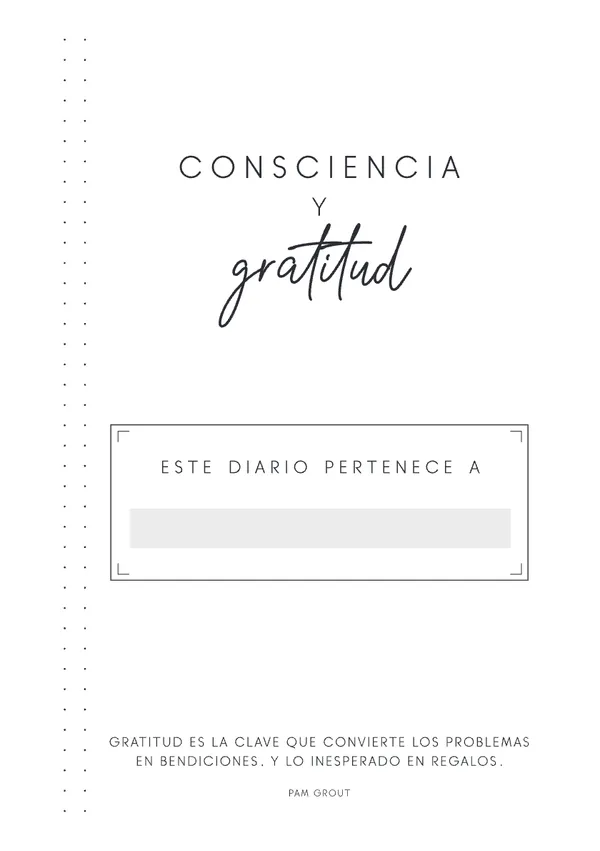 DIARIO DE GRATITUD