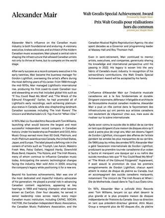 JUNO Awards 2026 | Digital Program — page 21