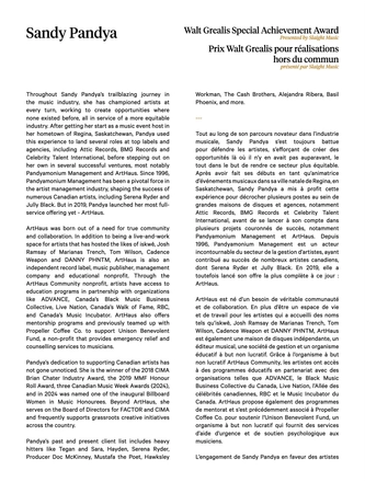 JUNO Awards 2026 | Digital Program — page 25