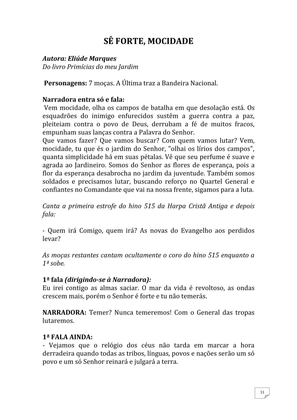 Teatro Missionário – Peças teatrais e jograis sobre Missões e Evangelização para igrejas evangélicas — page 11