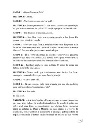 Teatro Missionário – Peças teatrais e jograis sobre Missões e Evangelização para igrejas evangélicas — page 108