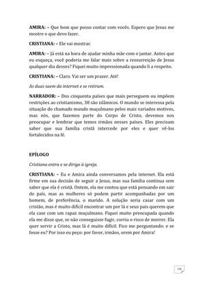 Teatro Missionário – Peças teatrais e jograis sobre Missões e Evangelização para igrejas evangélicas — page 110