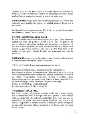 Teatro Missionário – Peças teatrais e jograis sobre Missões e Evangelização para igrejas evangélicas — page 12
