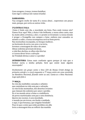Teatro Missionário – Peças teatrais e jograis sobre Missões e Evangelização para igrejas evangélicas — page 13