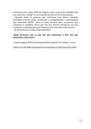 Teatro Missionário – Peças teatrais e jograis sobre Missões e Evangelização para igrejas evangélicas — page 123