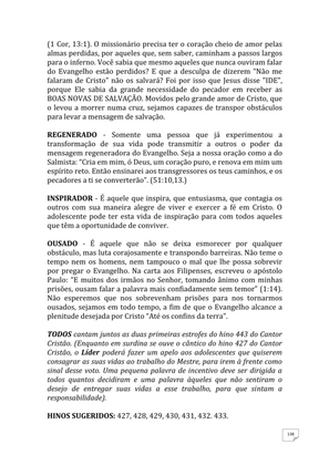 Teatro Missionário – Peças teatrais e jograis sobre Missões e Evangelização para igrejas evangélicas — page 138
