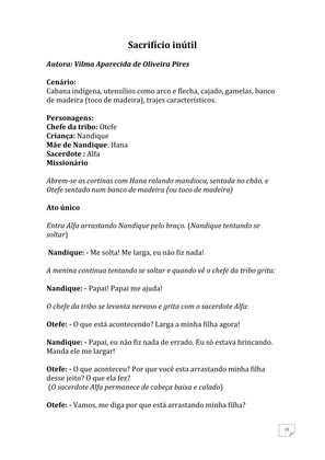 Teatro Missionário – Peças teatrais e jograis sobre Missões e Evangelização para igrejas evangélicas — page 15