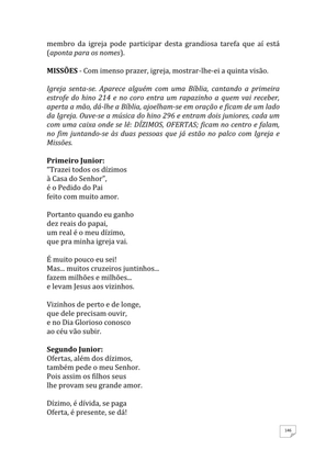 Teatro Missionário – Peças teatrais e jograis sobre Missões e Evangelização para igrejas evangélicas — page 146