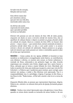 Teatro Missionário – Peças teatrais e jograis sobre Missões e Evangelização para igrejas evangélicas — page 147