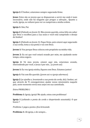 Teatro Missionário – Peças teatrais e jograis sobre Missões e Evangelização para igrejas evangélicas — page 157