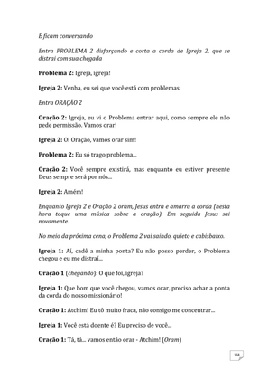 Teatro Missionário – Peças teatrais e jograis sobre Missões e Evangelização para igrejas evangélicas — page 158