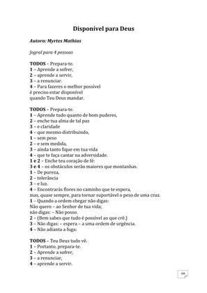 Teatro Missionário – Peças teatrais e jograis sobre Missões e Evangelização para igrejas evangélicas — page 188