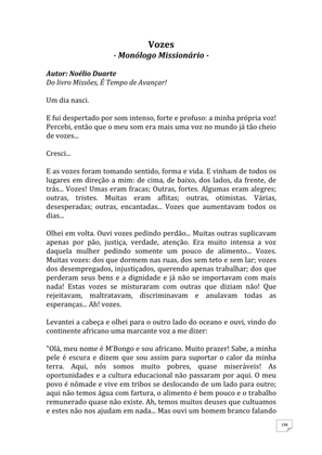 Teatro Missionário – Peças teatrais e jograis sobre Missões e Evangelização para igrejas evangélicas — page 198