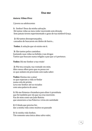 Teatro Missionário – Peças teatrais e jograis sobre Missões e Evangelização para igrejas evangélicas — page 217