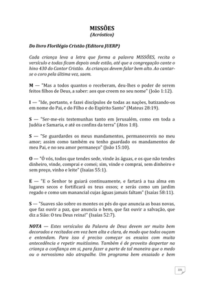 Teatro Missionário – Peças teatrais e jograis sobre Missões e Evangelização para igrejas evangélicas — page 221