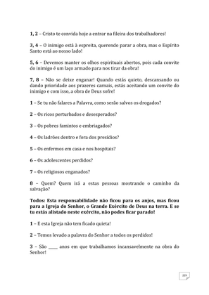 Teatro Missionário – Peças teatrais e jograis sobre Missões e Evangelização para igrejas evangélicas — page 229