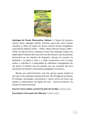 Teatro Missionário – Peças teatrais e jograis sobre Missões e Evangelização para igrejas evangélicas — page 242