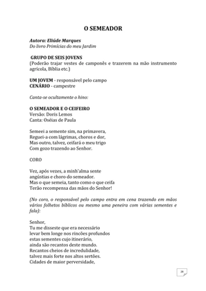 Teatro Missionário – Peças teatrais e jograis sobre Missões e Evangelização para igrejas evangélicas — page 28