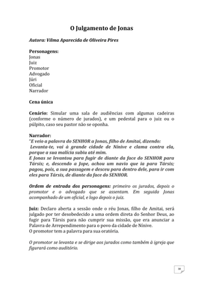 Teatro Missionário – Peças teatrais e jograis sobre Missões e Evangelização para igrejas evangélicas — page 38