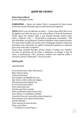 Teatro Missionário – Peças teatrais e jograis sobre Missões e Evangelização para igrejas evangélicas — page 47