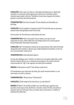 Teatro Missionário – Peças teatrais e jograis sobre Missões e Evangelização para igrejas evangélicas — page 67