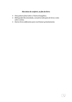 Teatro Missionário – Peças teatrais e jograis sobre Missões e Evangelização para igrejas evangélicas — page 9