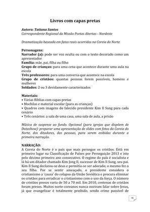 Teatro Missionário – Peças teatrais e jograis sobre Missões e Evangelização para igrejas evangélicas — page 86