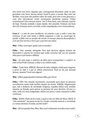 Teatro Missionário – Peças teatrais e jograis sobre Missões e Evangelização para igrejas evangélicas — page 88