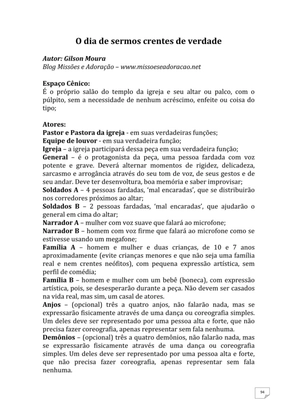 Teatro Missionário – Peças teatrais e jograis sobre Missões e Evangelização para igrejas evangélicas — page 94