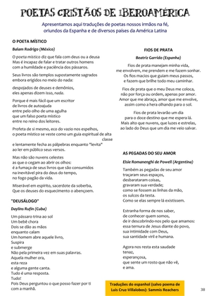Revista Amplitude n.3 - Revista Cristã de Literatura e Artes — page 38