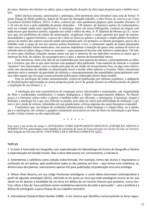 Revista Amplitude n.3 - Revista Cristã de Literatura e Artes — page 75