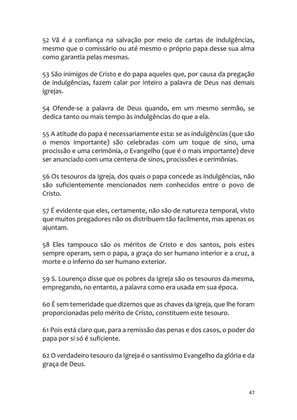 365 Frases de Martinho Lutero + As 95 Teses — page 47
