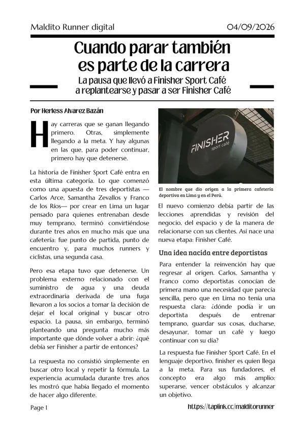Articulo digital Finisher