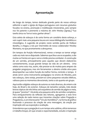 Sermões Missionários - Centenas de esboços de sermões sobre Evangelização e Missões — page 11