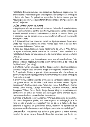 Sermões Missionários - Centenas de esboços de sermões sobre Evangelização e Missões — page 101