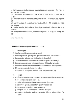 Sermões Missionários - Centenas de esboços de sermões sobre Evangelização e Missões — page 105