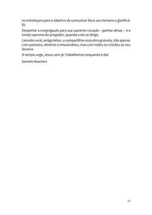 Sermões Missionários - Centenas de esboços de sermões sobre Evangelização e Missões — page 12