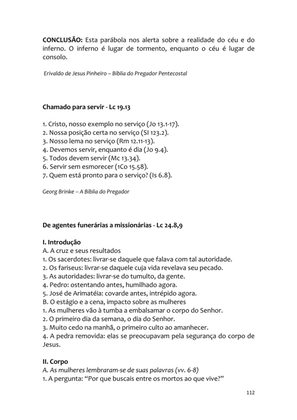Sermões Missionários - Centenas de esboços de sermões sobre Evangelização e Missões — page 112