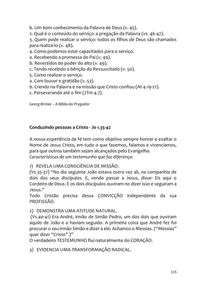 Sermões Missionários - Centenas de esboços de sermões sobre Evangelização e Missões — page 115