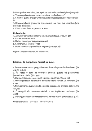Sermões Missionários - Centenas de esboços de sermões sobre Evangelização e Missões — page 123