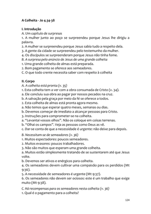 Sermões Missionários - Centenas de esboços de sermões sobre Evangelização e Missões — page 124