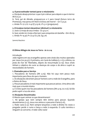 Sermões Missionários - Centenas de esboços de sermões sobre Evangelização e Missões — page 128