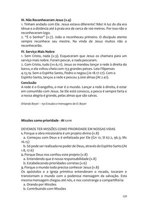 Sermões Missionários - Centenas de esboços de sermões sobre Evangelização e Missões — page 129
