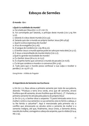 Sermões Missionários - Centenas de esboços de sermões sobre Evangelização e Missões — page 15