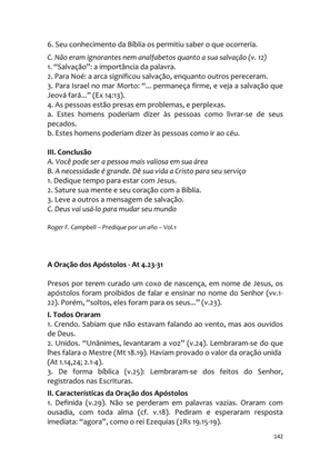 Sermões Missionários - Centenas de esboços de sermões sobre Evangelização e Missões — page 142