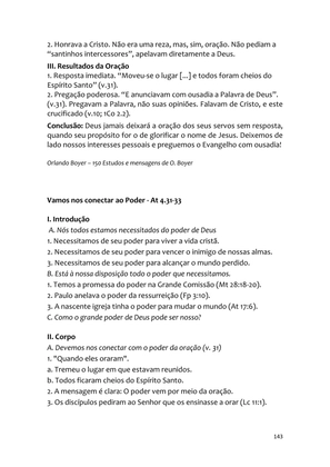 Sermões Missionários - Centenas de esboços de sermões sobre Evangelização e Missões — page 143