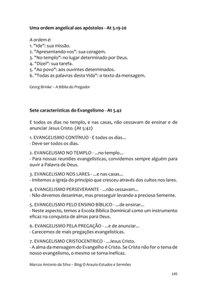 Sermões Missionários - Centenas de esboços de sermões sobre Evangelização e Missões — page 145