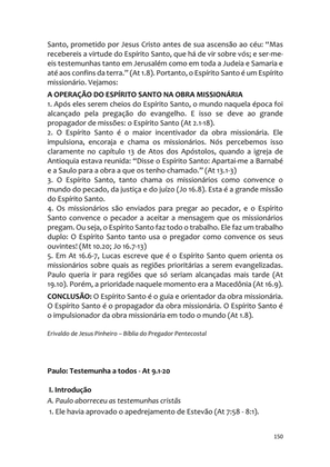 Sermões Missionários - Centenas de esboços de sermões sobre Evangelização e Missões — page 150