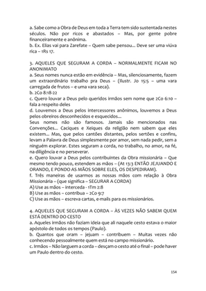 Sermões Missionários - Centenas de esboços de sermões sobre Evangelização e Missões — page 154
