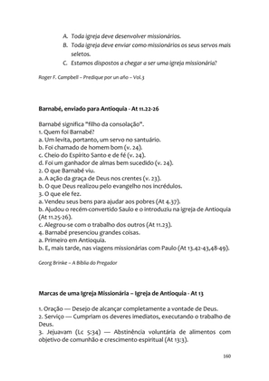 Sermões Missionários - Centenas de esboços de sermões sobre Evangelização e Missões — page 160